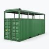 40ft Open Top Container Green