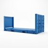 20ft Flat Rack Container Blue