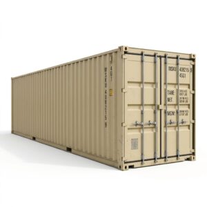 40ft One-Trip Shipping Container Beige