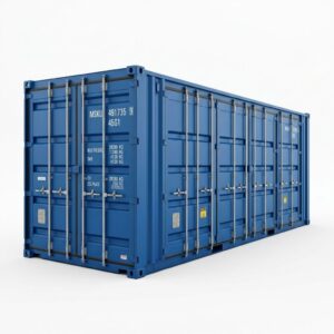 40ft High Cube Open Side Container Blue