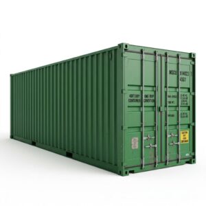 40ft Standard Dry Container Green