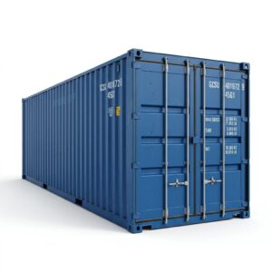 40ft One-Trip Shipping Container Blue