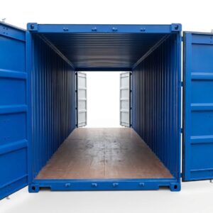 20ft Double Door Tunnel Container Blue