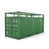 20ft Open Top Container Green