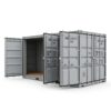 20ft 2-Door Side Opening Container Gray