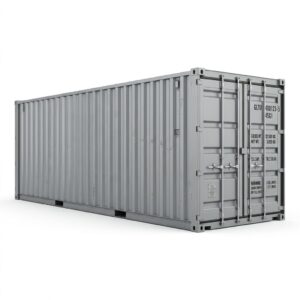 40ft One-Trip Shipping Container Gray